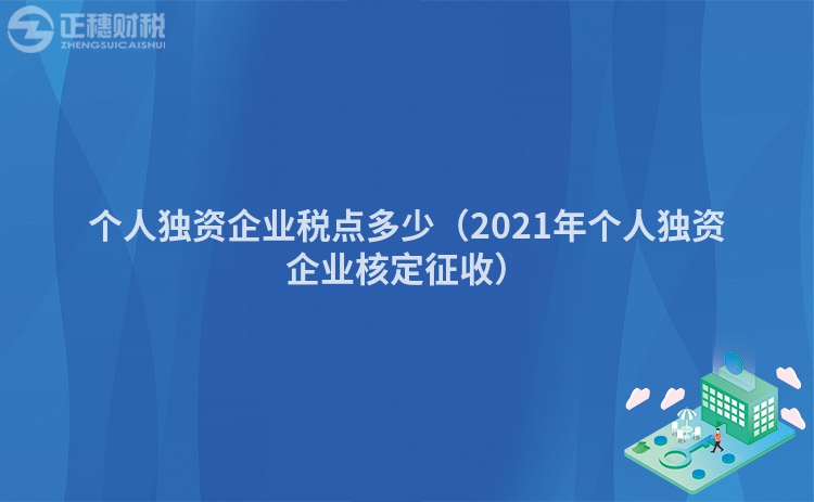 个人独资企业税点多少（2023年个人独资企业核定征收）