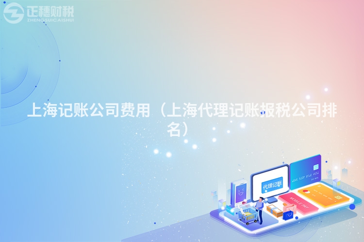 上海记账公司费用（上海代理记账报税公司排名）