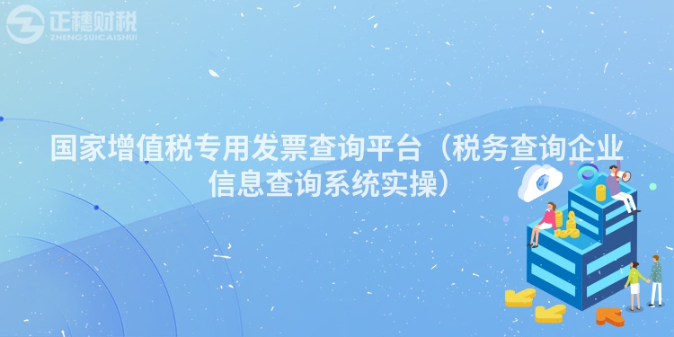 国家增值税专用发票查询平台（税务查询企业信息查询系统实操）